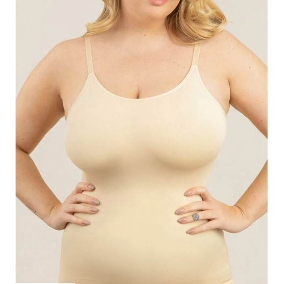 Empetua Shapewear Tank XL Lot of 2 Everyday Scoop Neck + Open Bust Cami NEW - Picture 4 of 4